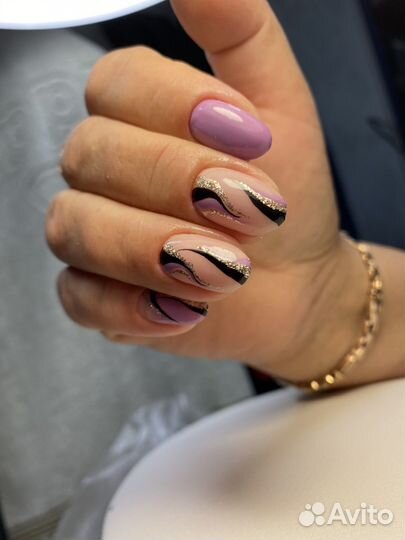 Маникюр гель лак