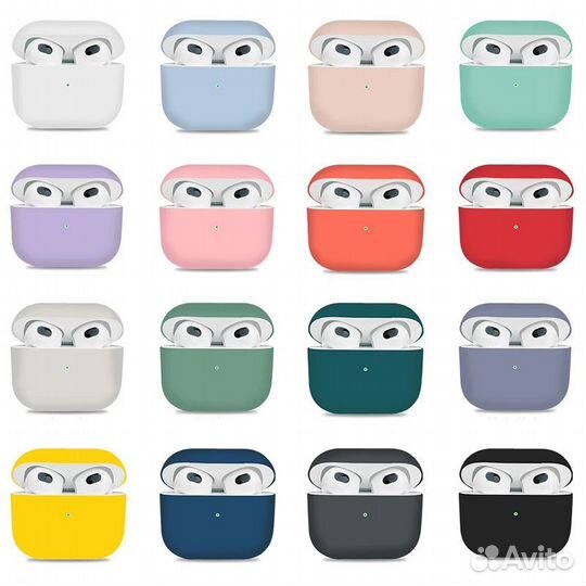 Чехол для наушников AirPods 3 серии силиконовый