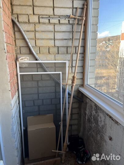 Карниз для штор деревянный б/у