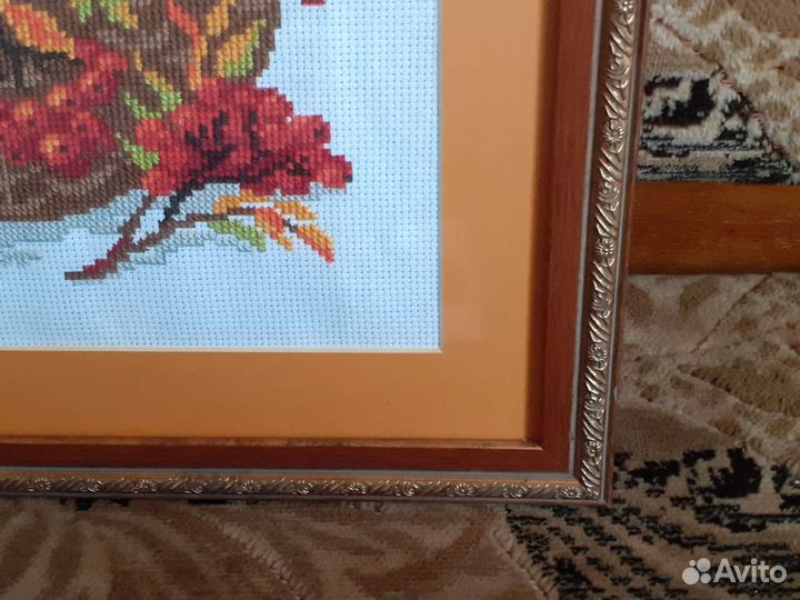 Картина, вышитая крестом
