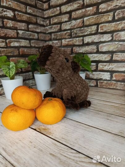 Вязаная игрушка Капибара