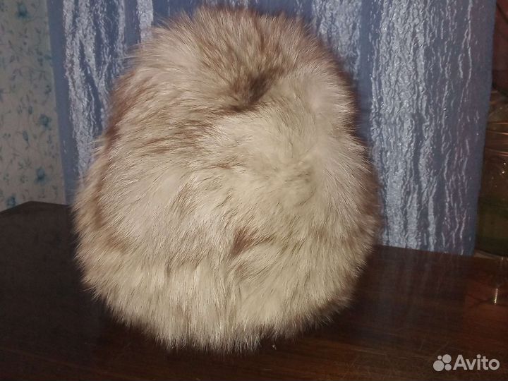 Шапка из песца женская