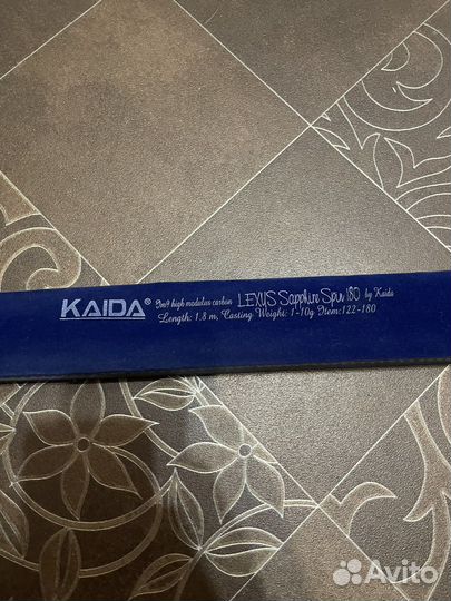 Спининг kaida lexus sopphire 1-10gr