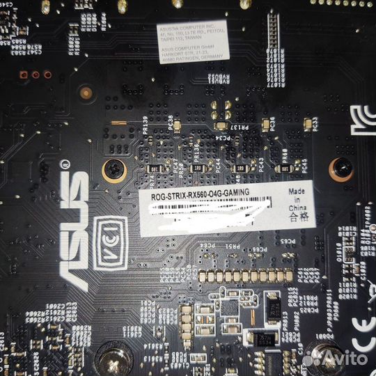 Видеокарта Asus ROG Strix RX 560, 4Gb