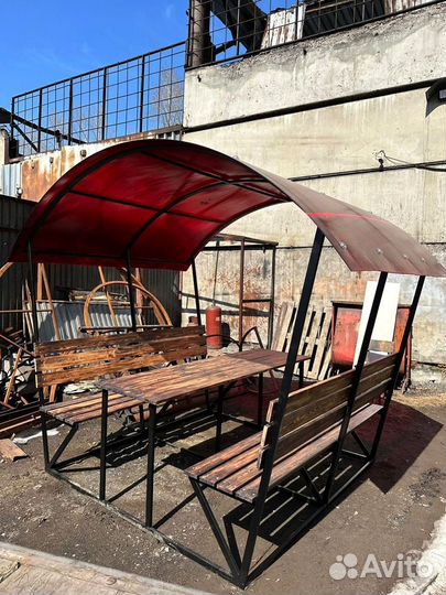 Беседка из поликарбоната