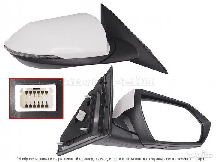 Зеркало Hyundai Elantra 20-23 (Справа / Обогрев