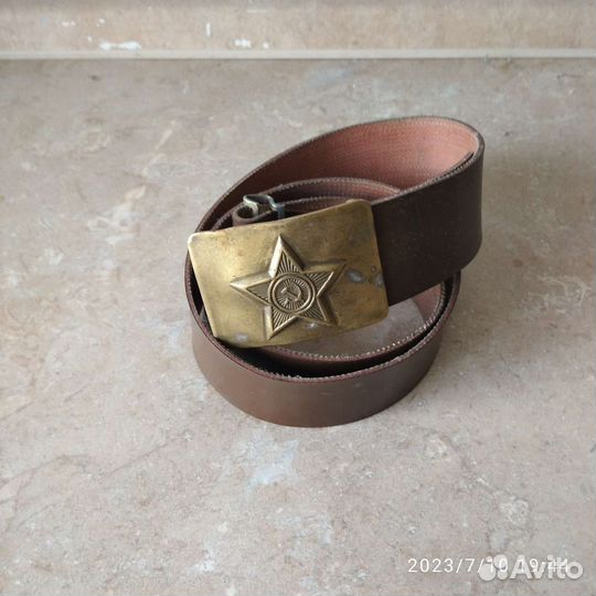 Ремень солдатский кожзам