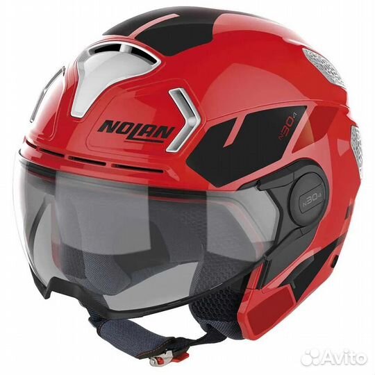 Nolan N30-4 T Blazer open face helmet Corsa / Red