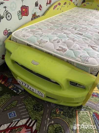 Кровать машинка, детская кровать для мальчика