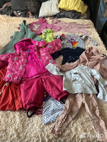 Фирменные Вещи на девочку 80-86
