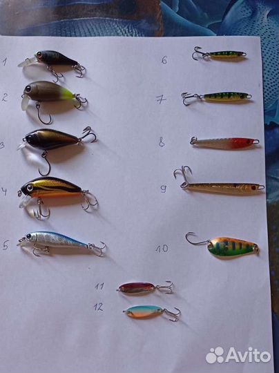 Воблеры ультралайт, блесны