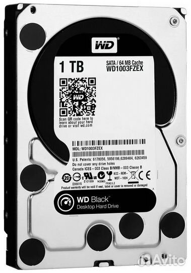 Western Digital WD Black 1 тб WD1003fzex
