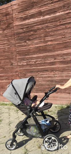 Коляска 2 в 1 Silver Cross Pioneer Eton Grey (Spec