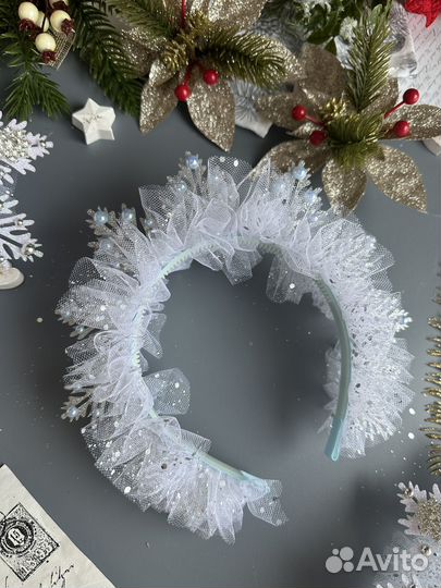 Новогодний ободок