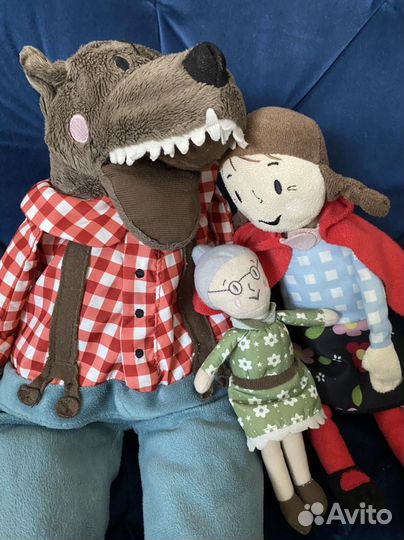 Игрушки Икея красная шапочка