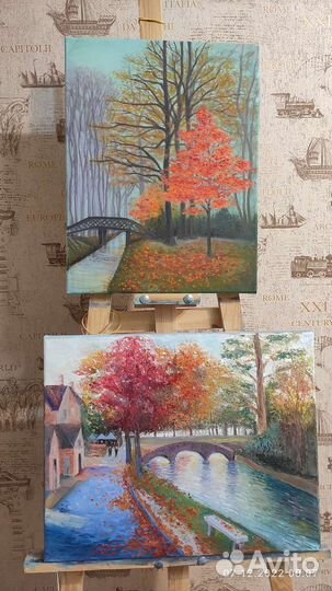 Картины маслом на холсте пейзаж