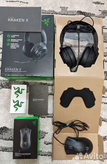 Игровые наушники Razer Kraken X