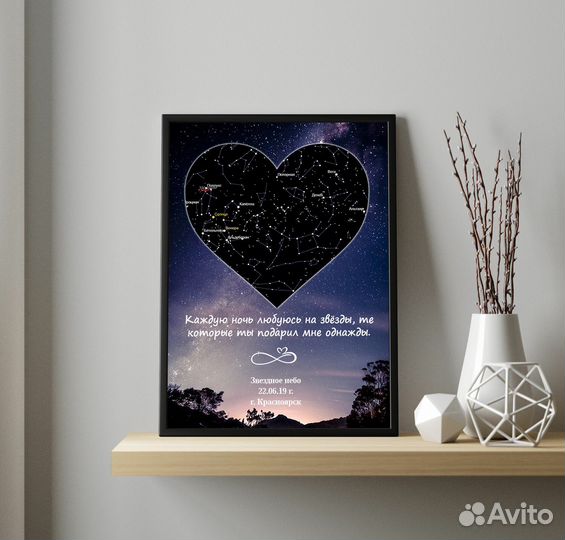 Звездное небо/подарок на 23 февраля и 8 Марта