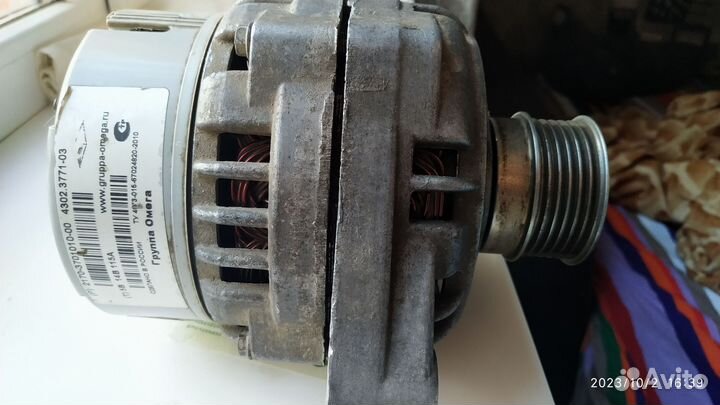 Генератор Омега 115А ваз 2110, 2114, 2115, 2109