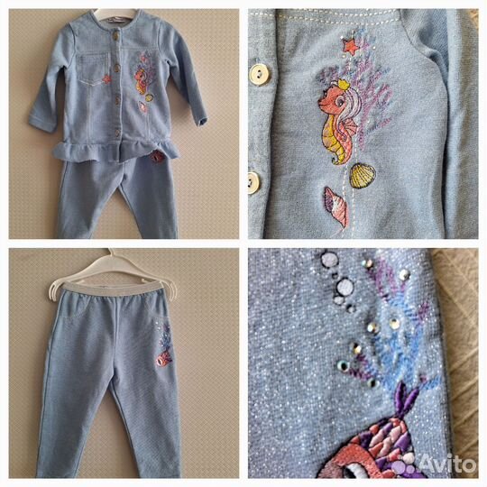 68-74 одежда для девочки (джинсы, кардиганы, футбо