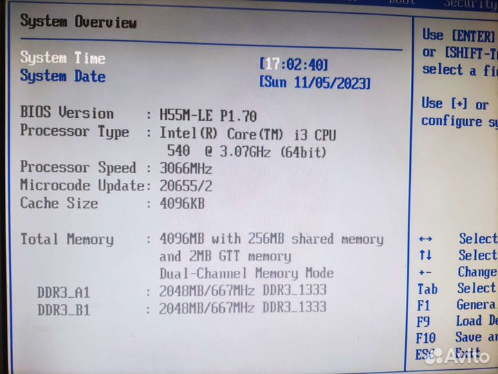 Материнская плата с процессором 1156