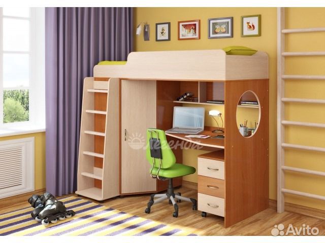 Кровать чердак