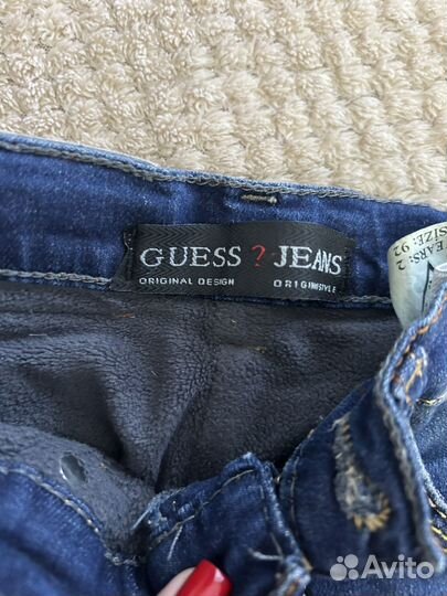 Джинсы guess 92 оригинал утепленные