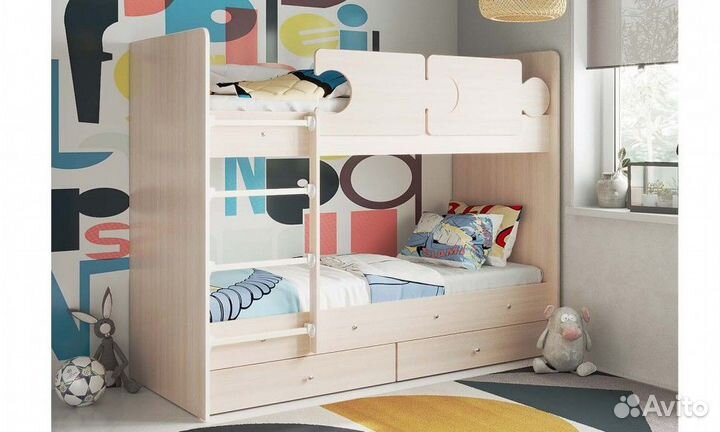 Двухъярусная кровать детская