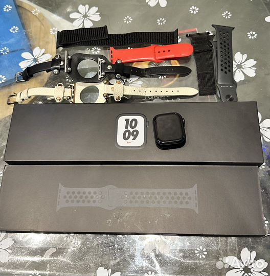 Часы apple watch 7 41 mm nike