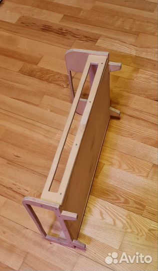 Кроватка для куклы деревянная 56х34х19 см