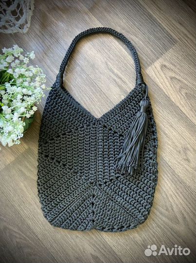 Cумка вязанная, ручная работа