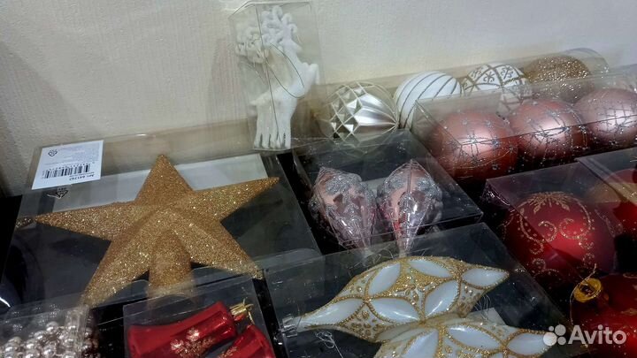 Елочные игрушки шарики