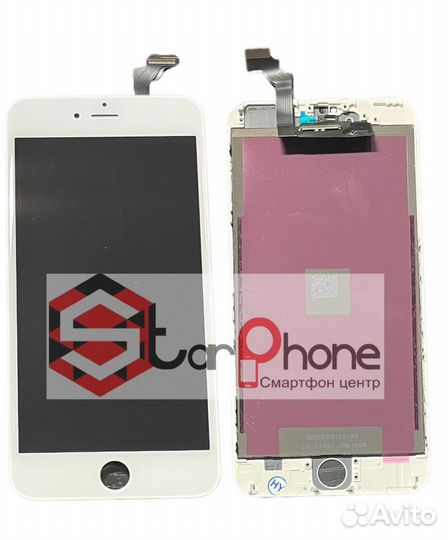 Дисплей + тачскрин Apple iPhone 6 plus, белый, HC