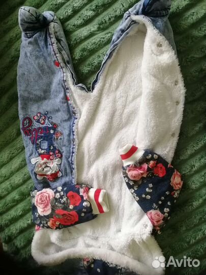 Джинсовый комбинезон