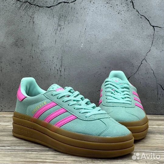 Кроссовки женские Adidas Gazelle Bold. 5 расцветок