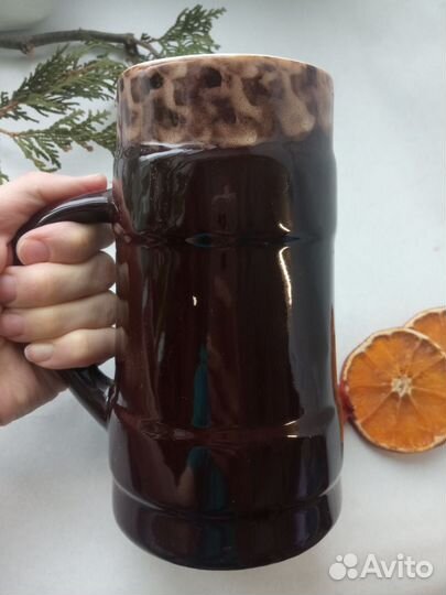 Пивная кружка 730 мл керамика