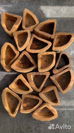 Подсвечники из дерева