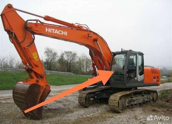 Hitachi zx 180,240,350,470 стекло лобовое