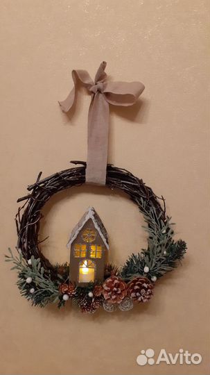 Светильник - веночек декоративный