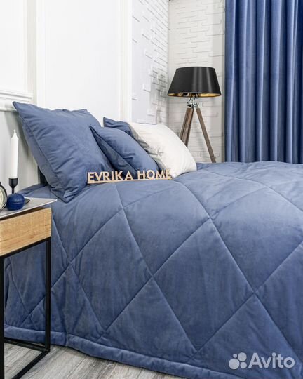 Бархатное покрывало Беллиссимо фиалковый