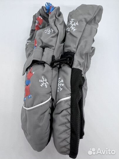Краги зимние детские непромокаемые варежки