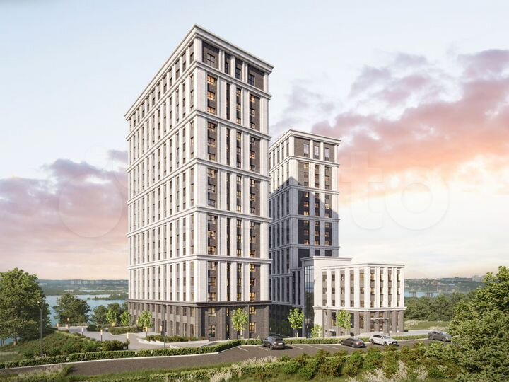 2-к. квартира, 55,6 м², 15/22 эт.