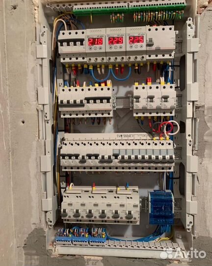 Сборка щита электрического