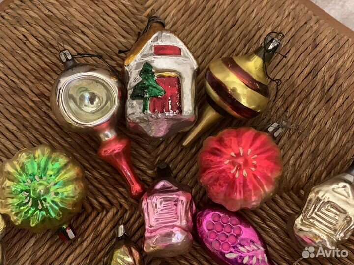 Елочные игрушки СССР одним лотом