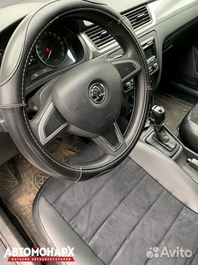 Авточехлы Skoda Rapid Алькантара (Оригинал)