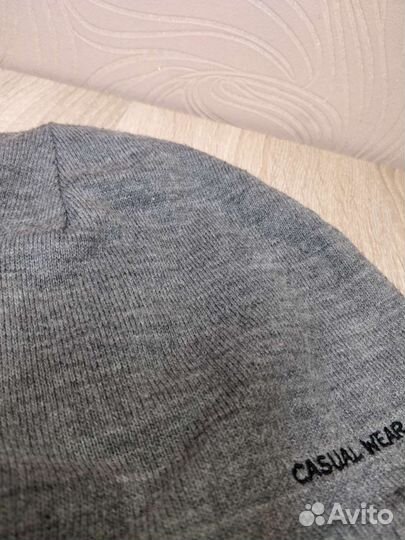 Комплект мужской шарф шапка перчатки (Оригинал)