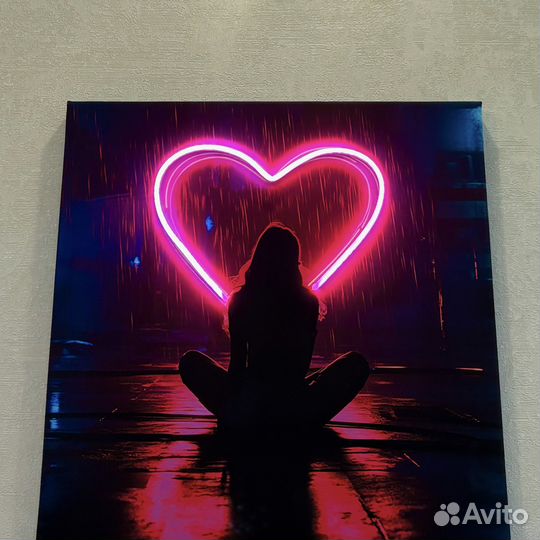 Картина с неоновой подсветкой