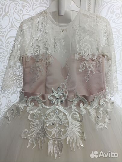 Нарядное платье для девочки 110 116 пышное