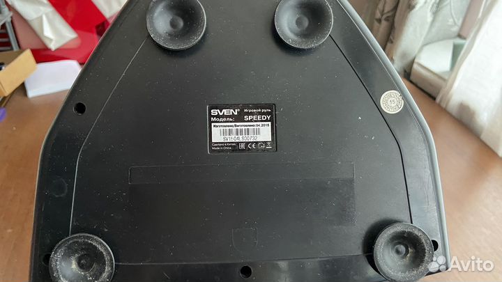 Игровой руль с педалями sven speedy