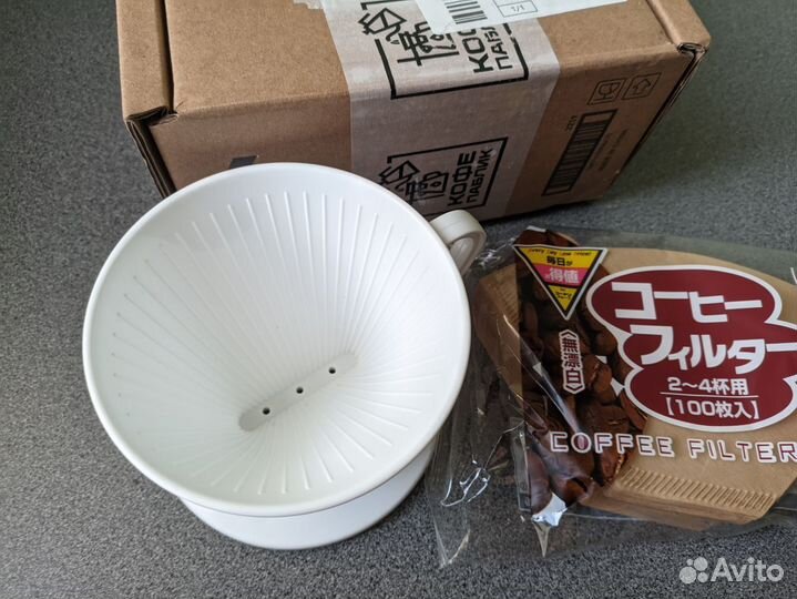 Набор для кофе воронка U60 Nakaya 02 + фильтры 02